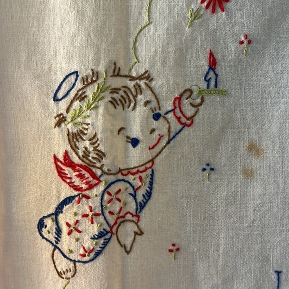 Vintage hand embroidered “Now I lay me down to sleep” prayer. - Picture 9 of 13